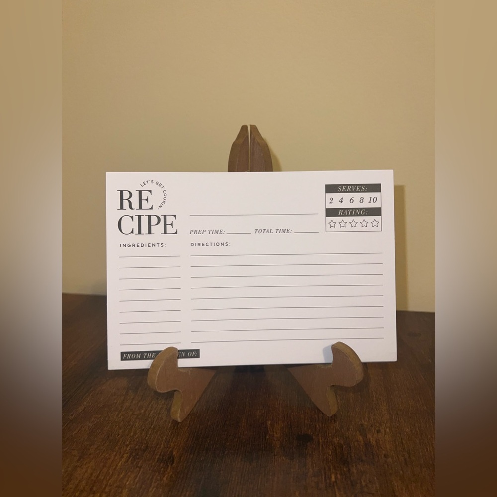 Recipe’s Box, Handcrafted - Picture 3 of 5